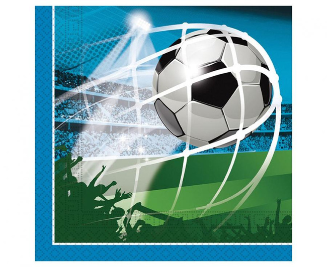 Piłka Nożna Soccer Fans - Serwetki 33cm 20 sztuk