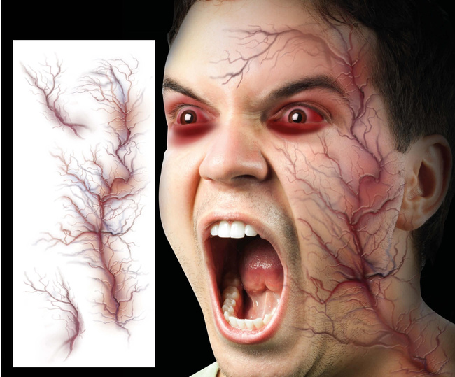 Tatuaż - Żyły wystające