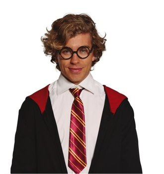 Akcesoria Czarodzieja: krawat czerwono-żółty