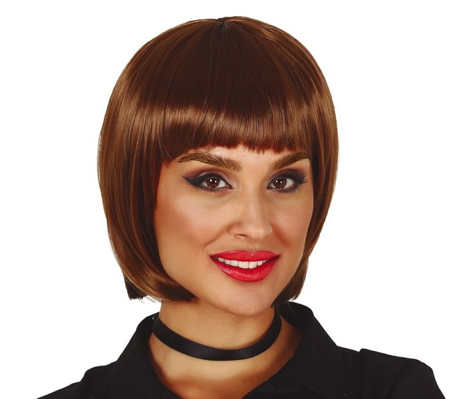 Peruka klasyczna Babe brązowa