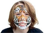 Maska "Samoprzylepna" Wampir / Klaun