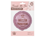 Balon foliowy 18" Wieczór Panieński, róż