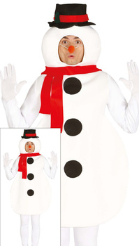 Kostium Bałwanek, tunika + nos