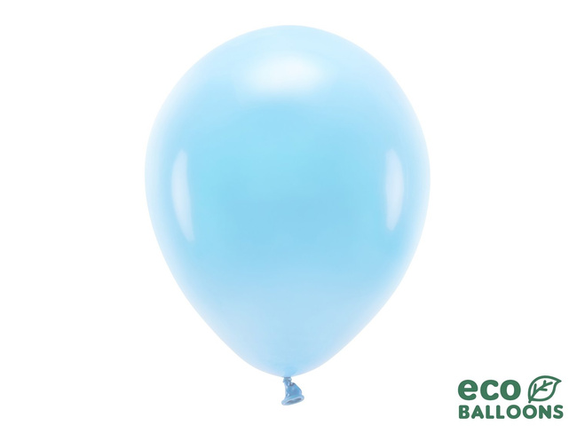 Balony Eco 30cm pastel błękitne 10 sztuk