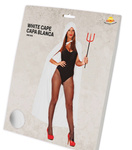 Peleryna z kapturem 130cm biała