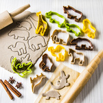 DELICIA - Wykrawacze do ciastek ZWIERZĘTA - ZOO 12 sztuk