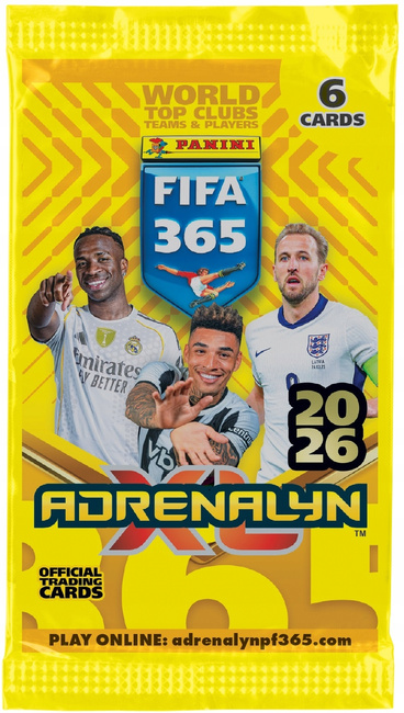 FIFA365 2026 Adrenalyn XL Saszetka z kartami 6 sztuk