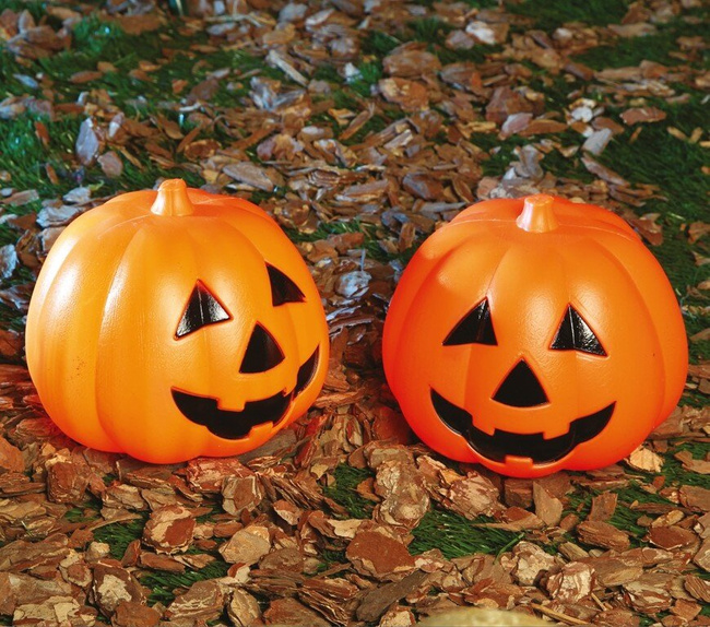 Lampion "Dynia" 15cm LED świecąca