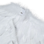 Skrzydła Anioła piórkowe LED - białe