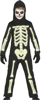 Kostium dziecięcy "Szkielet" kombinezon fluoryzacyjny