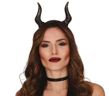 Opaska "Rogi diabła" czarne