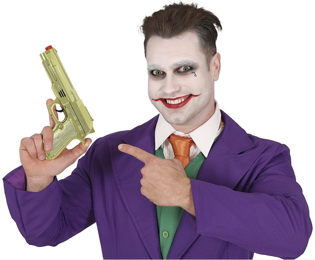 Pistolet złota broń 23cm