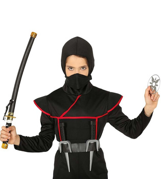 Broń ninja: gwiazda, miecz, sai