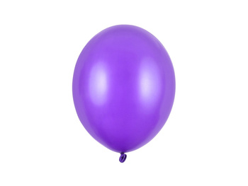 Balony Bel 12" metalik fioletowe PURPLE 10 sztuk