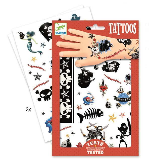 Tatuaże zmywalne - Piraci