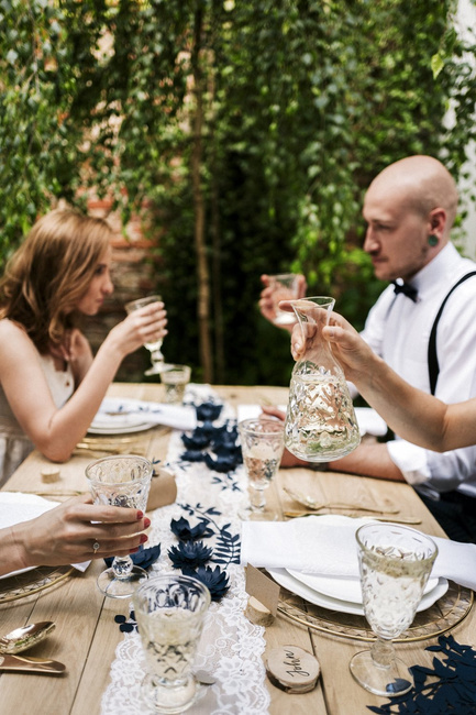 Wizytówka drewniana na stół 6 sztuk