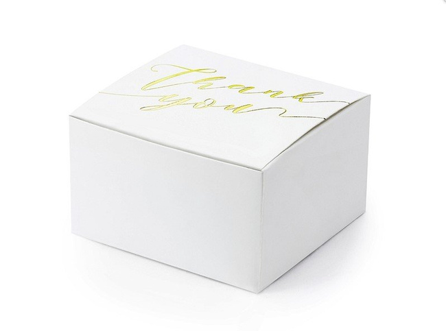Pudełeczka weselne "Thank You" 10 sztuk