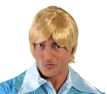 Peruka męska Lata 80-te blond