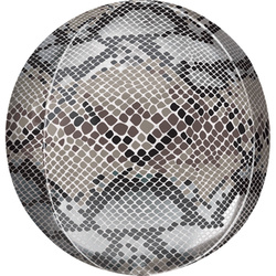 Balon foliowy ORBZ 15" Kula wzór - wąż