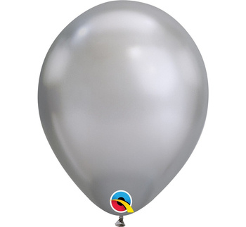 Balon QL 11" chrom srebrny 1 sztuka