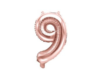 Balon foliowy 14" Pudrowy róż mini numer 9