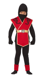Kostium dziecięcy "Ninja" czerwony