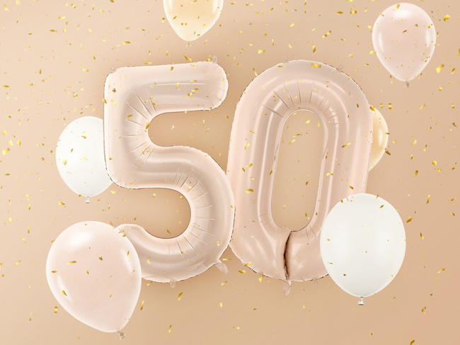 Balon foliowy 28" beżowy numer 5