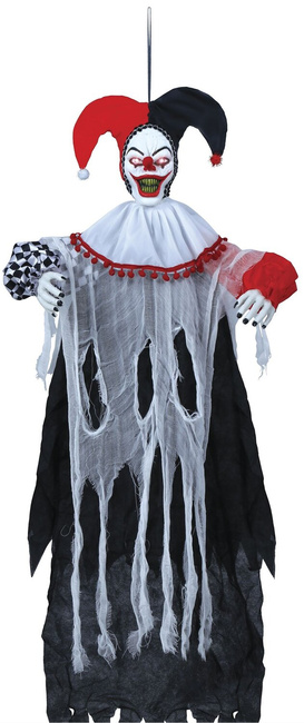 Wiszący klaun 120cm (interaktywny)