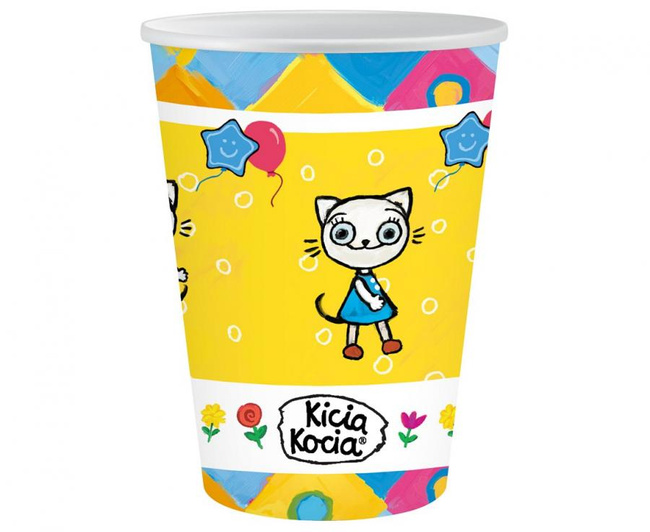 Kicia Kocia - Kubeczki 250ml 6 sztuk