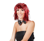 Peruka foliowa - czerwona