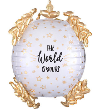 Balon foliowy 20" Kula - Absolutorium The World is yours