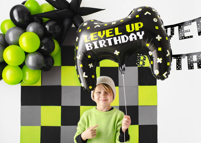 Balon foliowy 24" Gamepad Level Up Birthday