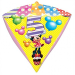 Balon foliowy DIAMONDZ Minnie Mouse cyfra "5"