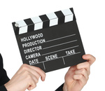 Akcesoria Hollywood: klaps filmowy