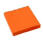 Pomarańczowe Jednokolorowe - Serwetki 33cm 20 sztuk