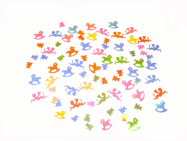 Konfetti Narodziny: aniołki, koniki, misie 15g