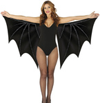Peleryna nietoperza, czarna 150x70cm