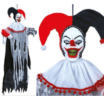 Wiszący klaun 120cm (interaktywny)