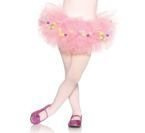 Halka dzięcięca TUTU - różowa z pomponikami