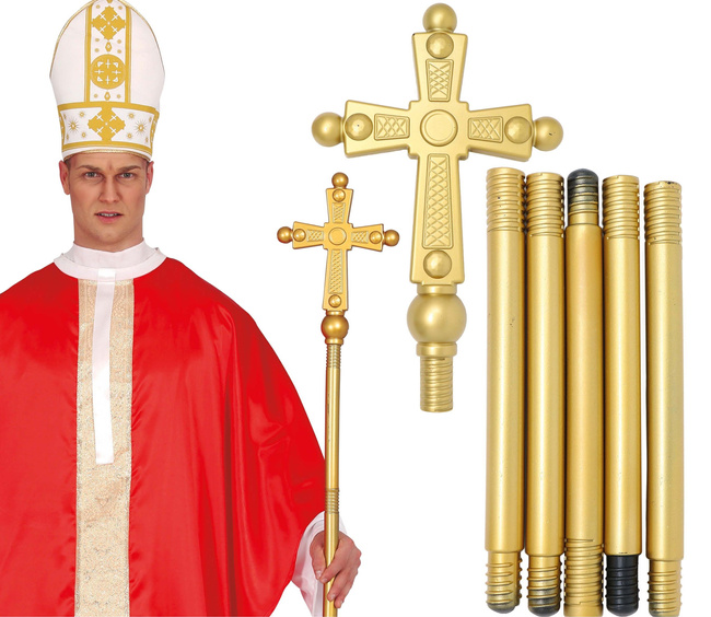 Laska Papieża z krzyżem - składana