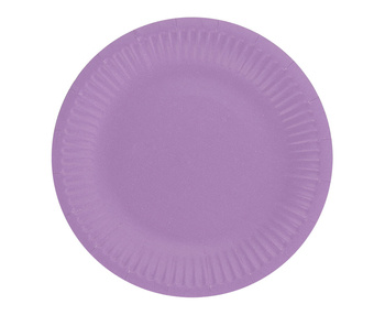Fioletowe jednokolorowe - Talerzyki 18cm 6 sztuk
