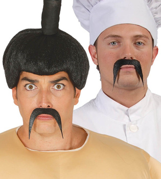 Wąsy "Chińczyk" czarne