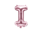 Balon foliowy 14" pudrowy róż Litera I