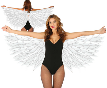 Peleryna skrzydła, biała150x70cm