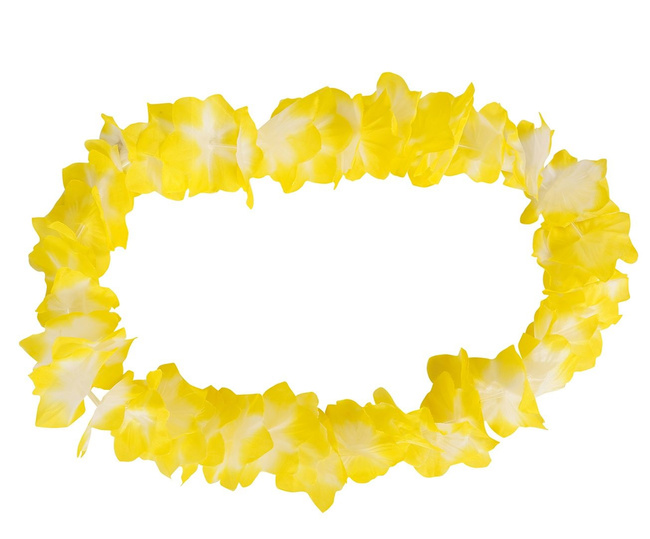 Naszyjnik hawajski: Dwukolorowy