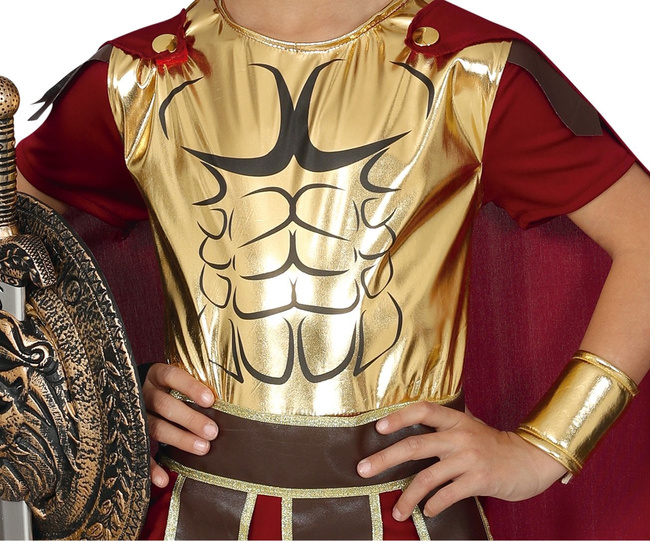 Kostium dziecięcy Centurion czerwono złoty