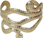 Akcesoria Egipskie - Bransoleta wąż, metalowa