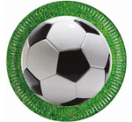 Piłka Nożna - Talerzyki papierowe 23cm 8 sztuk