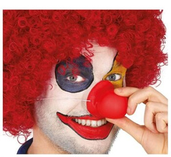 Nos klauna gumowy, piszczący