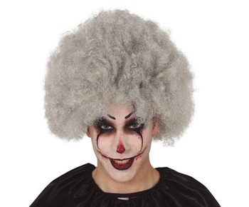 Peruka AFRO duża szara